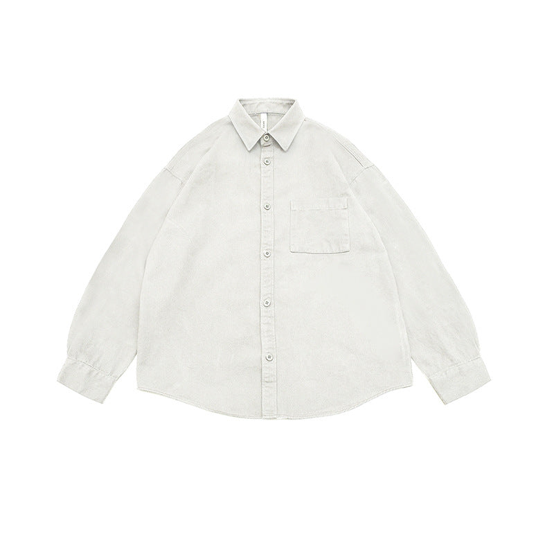 シンプルオーバーシャツ ~white~ – STROBO